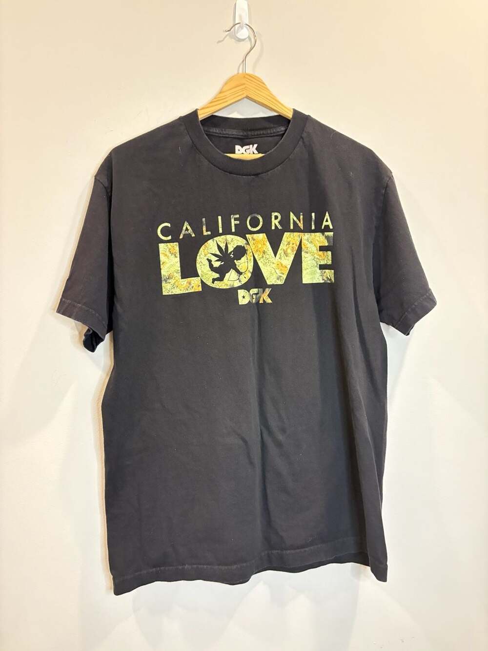 DGK California Love Graphic Black T-Shirt Large